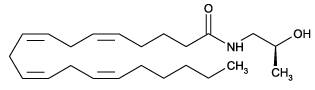 the CB1 receptor agonist 
S-2 Methanandamide